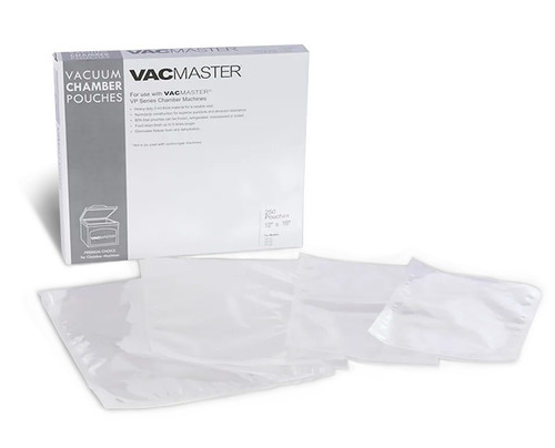 VacMaster 50722 chamber packaging bags with zipper feature 8" x 16"